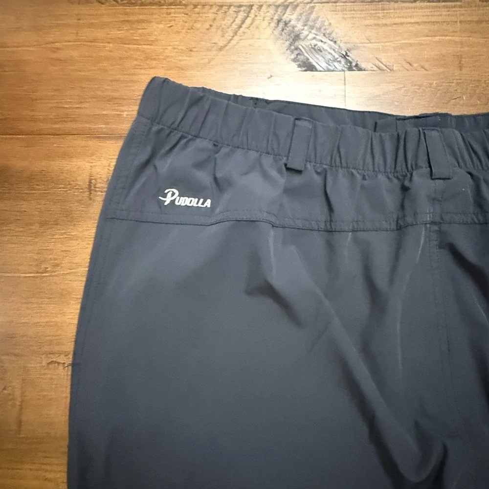 Pudolla Black Athletic Stretch Waistband Hiking Fishing Casual Shorts Men XXL 8